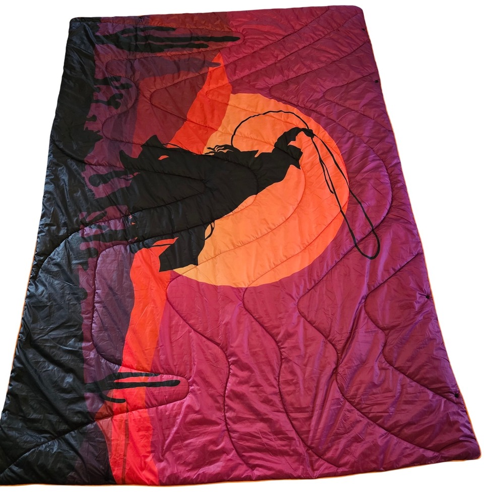 Bedvcaty Camping Puffy Waterproof Travel Warm Cozy Picnic Blanket Outdoors - Picture 2 of 11